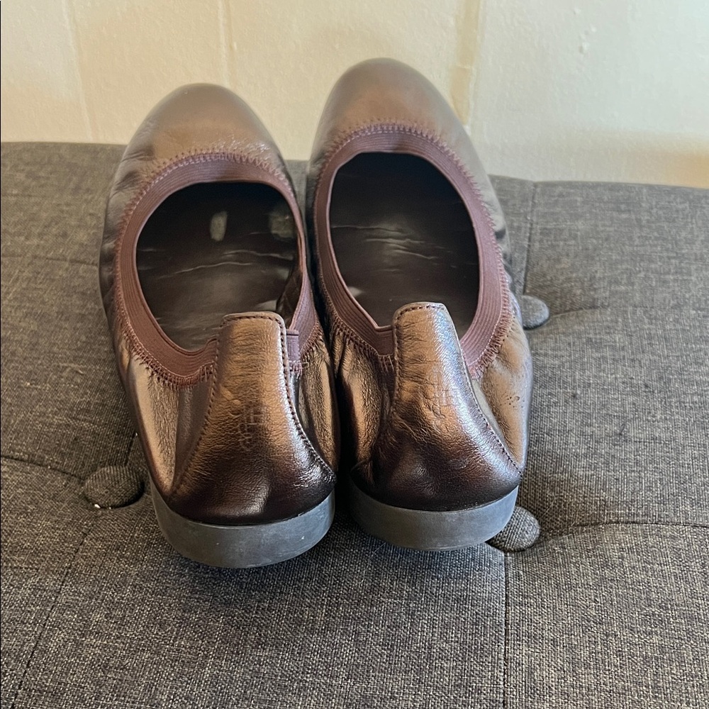 Cole Haan Gilmore Metallic Flats - Picture 3 of 5